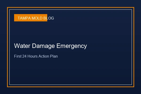 What to Do After Water Damage in Tampa