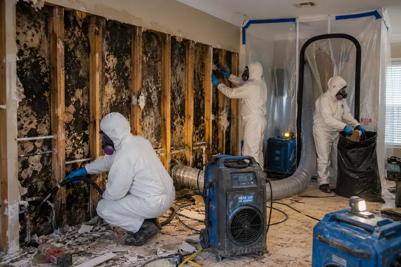 Toxic black mold containment and mitigation protocol